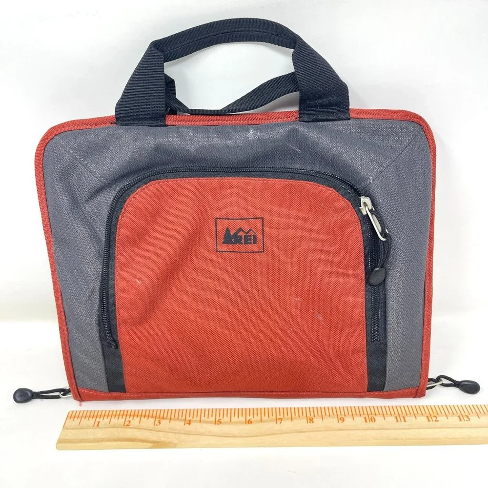 REI Tablet Laptop Ipad‎ Protective Carrying Case Orange Gray